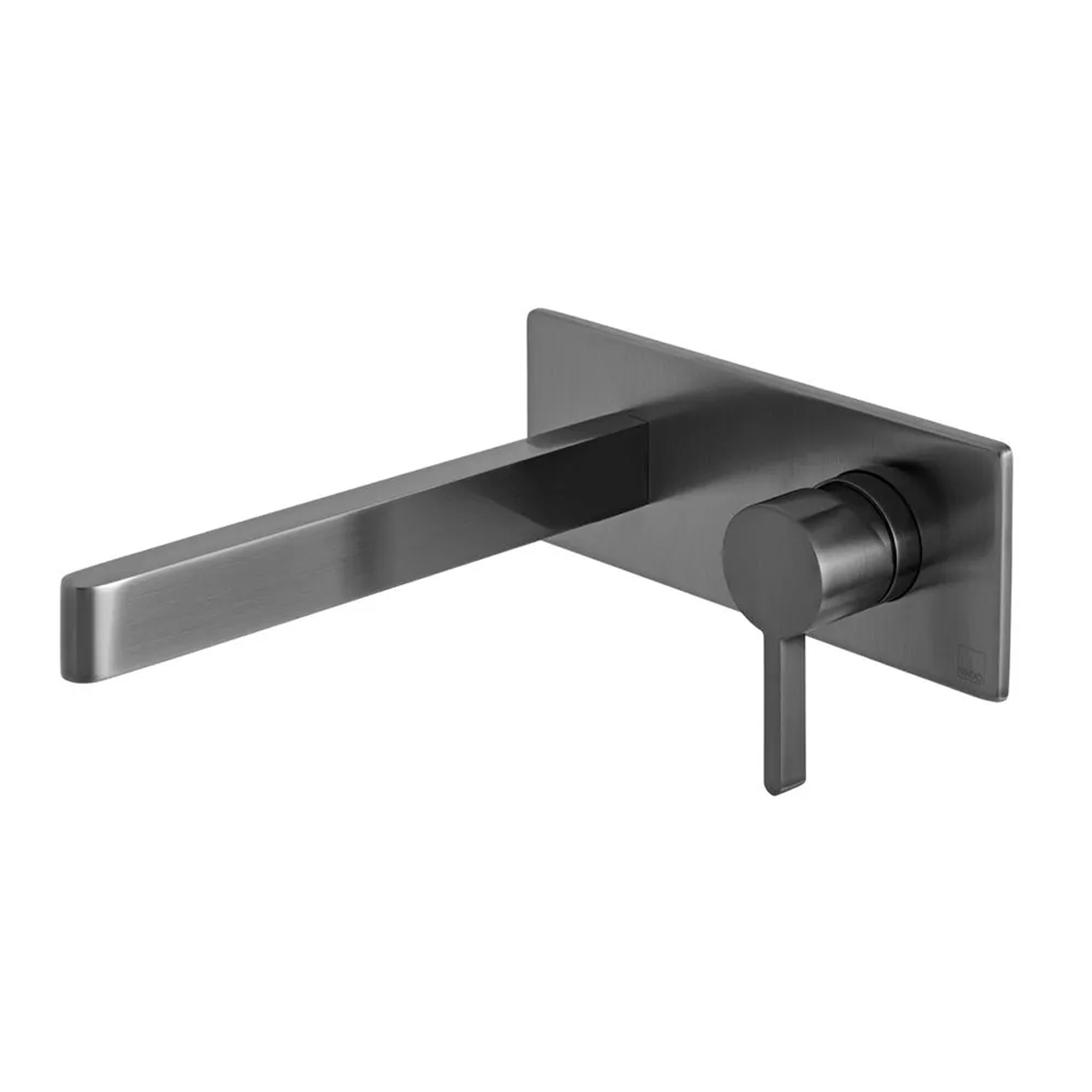 Vado Individual Edit Wall Mounted Single Lever Basin Mixer Tap with Backplate