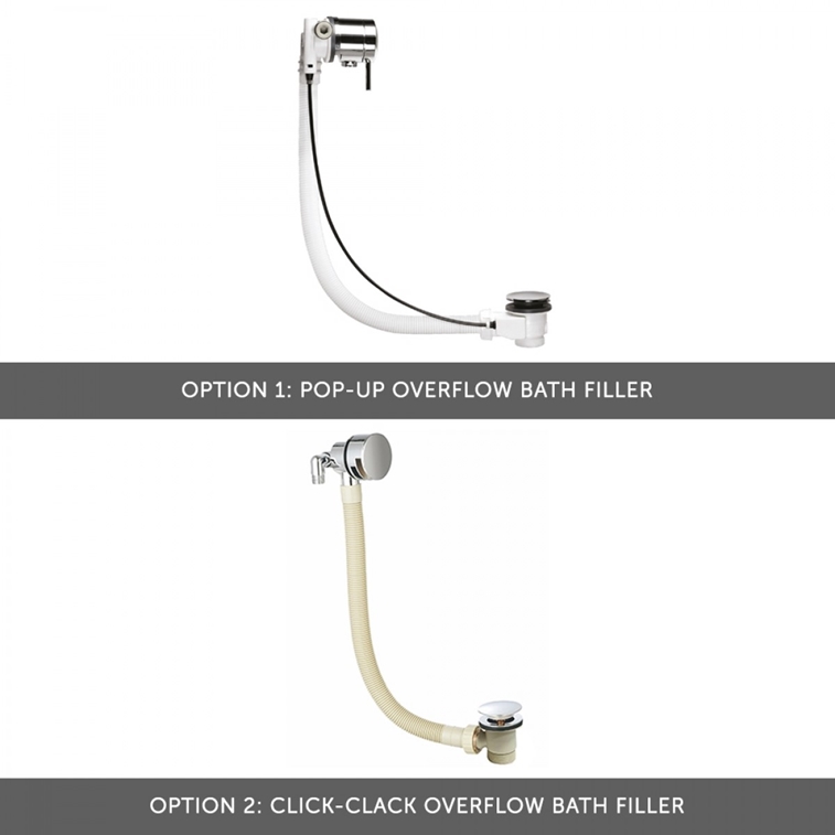 Imogen Concealed Shower Valve, Fixed Shower Head & Overflow Bath Filler ...