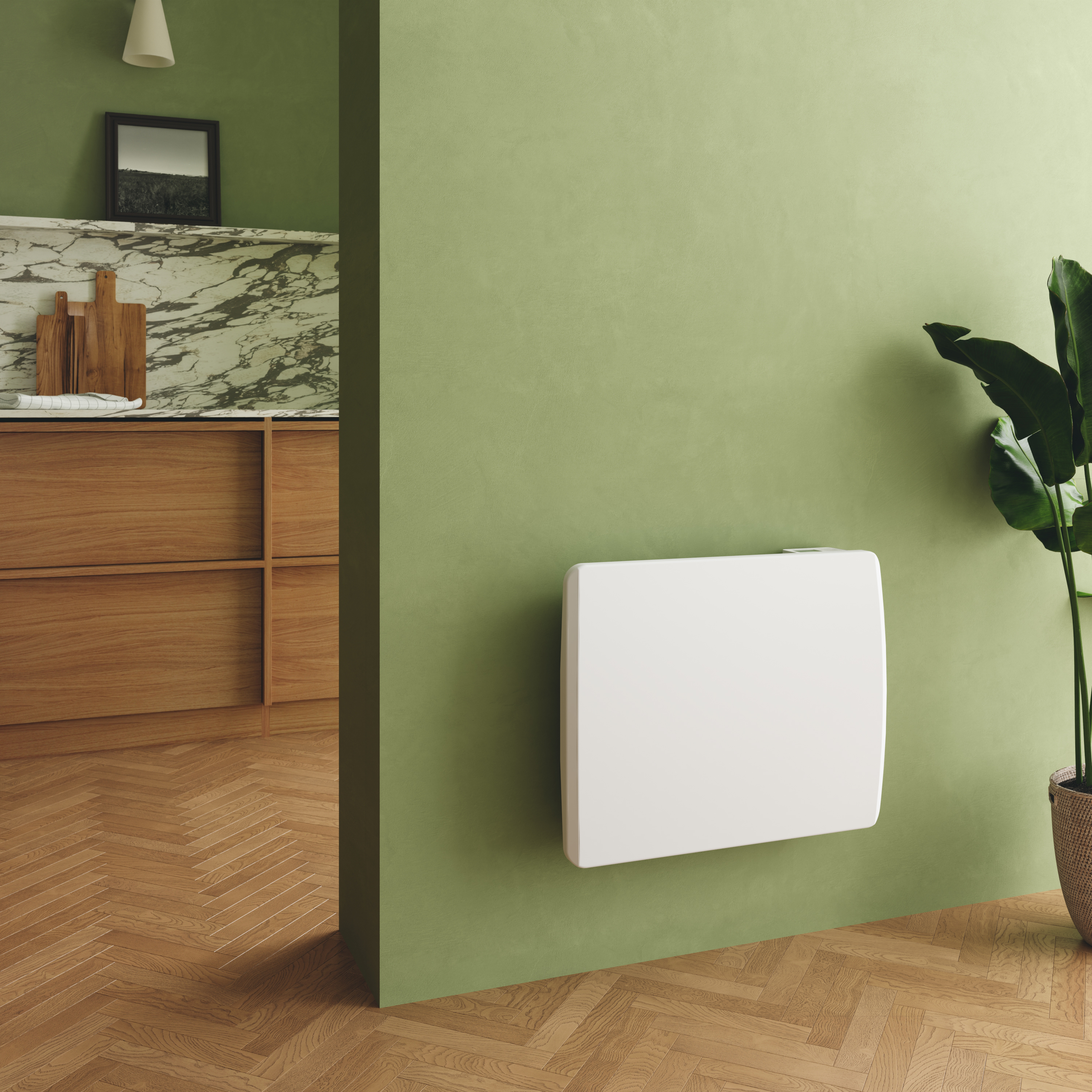 Toasty Lume Matt White Electric Radiator
