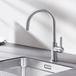 Blanco Candor WRAS Approved Single Lever Brushed Stainless Steel Mono Kitchen Mixer Tap