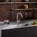 Blanco Candor-S Single Lever Brushed Stainless Steel Mono Pull Out Kitchen Mixer Tap