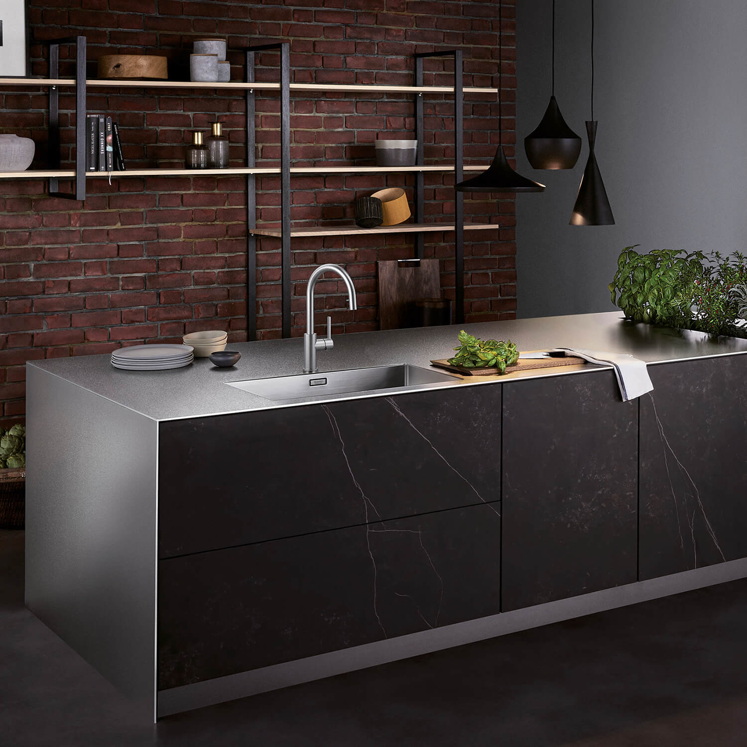 Blanco Candor Mitigeur de cuisine pivotant, avec douchette extractible