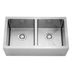 Caple Double Bowl Brushed Stainless Steel Belfast Kitchen Sink & Waste Kit - 795 x 465mm