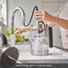 Blanco Carena-S Vario Single Lever Chrome Pull Out Kitchen Mixer Spray Tap - Black & Chrome
