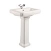 Chartley Traditional 1 Tap Hole Basin & Full Pedestal