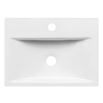Premier Checkers Wall Mounted White Gloss 450mm Vanity Unit & Basin