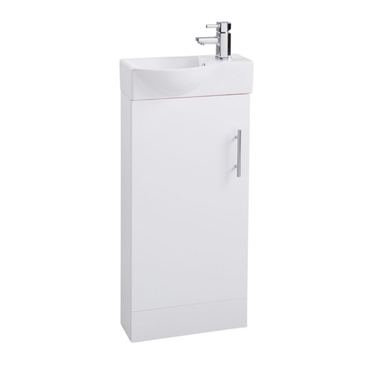 Drench Maisie 400mm Cloakroom Vanity Unit and Basin - White