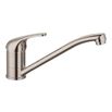 Clearwater Creta Single Lever Mono Sink Mixer with Swivel Spout - Brushed Nickel