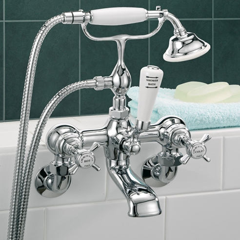 Sagittarius Churchman Deluxe Wall Mounted Bath Shower Mixer & No1 Kit