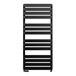 Bauhaus Celeste Towel Rail in Metallic Black Matte - 500 x 1100mm