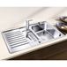 Blanco Classic Pro 5 S-IF 1.5 Bowl Satin Polish Stainless Steel Kitchen Sink & Waste with Reversible Drainer - 915 x 500mm