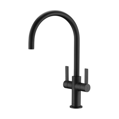 Clearwater Auva Twin Lever Mono Kitchen Mixer Tap