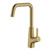 Clearwater Azia Single Lever Touch-Free Sensor Kitchen Mixer Tap - Brushed Brass