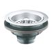 Clearwater 90mm Deluxe Basket Strainer & Overflow - Chrome