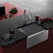 Clearwater Belfast Brushed Stainless Steel Kitchen Sink & Waste - 600 x 465mm