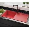 Clearwater Carina 1 Bowl Granite Composite Sink & Waste with Reversible Drainer - 1000 x 500mm