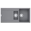 Clearwater Carina 1.5 Bowl Granite Composite Sink & Waste with Reversible Drainer - 1000 x 500mm