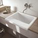 Clearwater Utility White Ceramic Large Laundry Sink