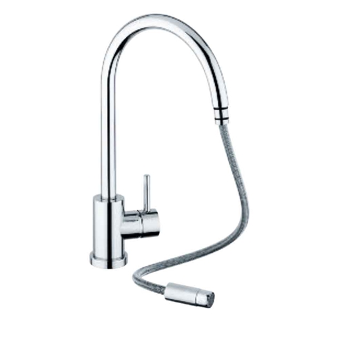 Clearwater Elmira Single Lever Mono Sink Mixer with Swivel Spout & Pull Out Aerator