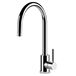 Clearwater Elmira Single Lever Mono Sink Mixer with Swivel Spout & Pull Out Aerator - Polished Chrome
