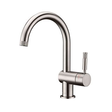Clearwater Hotshot 1 Instant Filtered Kettle Hot Water Tap with Boiler Unit and Filter Cartridge - Brushed Nickel