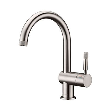 Clearwater Hotshot 2 Instant Filtered Kettle Hot Water Tap & Cold Filtered Water with Boiler Unit and Filter Cartridge - Brushed Nickel