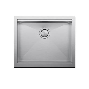 Clearwater Infinity Smart Butler Single Bowl Brushed Stainless Steel Kitchen Sink & Waste - 600 x 510mm