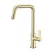 Clearwater Jovian Single Lever Mono Kitchen Mixer Tap - Brushed Brass