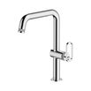 Clearwater Juno Single Lever Industrial-Style Mono Kitchen Mixer Tap - Polished Chrome