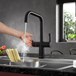 Clearwater Magus 4-in-1 Instant Hot & Filtered Cold Water Touchless Kitchen Mixer Tap - Matt Black
