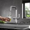 Clearwater Mariner Single Lever Mono Kitchen Mixer and Cold Filtered Water Tap