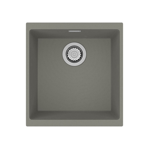 Clearwater Siena 1 Bowl Granite Composite Inset or Undermount Kitchen Sink & Waste - 430 x 460mm