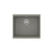 Clearwater Siena 1 Bowl Granite Composite Inset or Undermount Kitchen Sink & Waste - 530 x 460mm