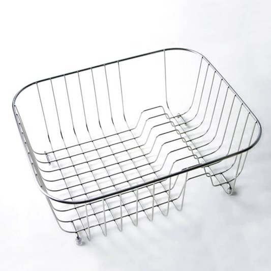 Clearwater Stainless Steel Wire Basket with Plate Rack for Ocean 3 Sink
