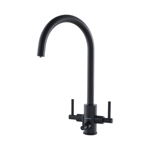 Clearwater Stella Triple Lever Mono Kitchen Mixer and Cold Filtered Water Tap