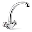 Clearwater Studio Twin Control Mono Sink Mixer With Swivel Spout