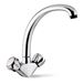 Clearwater Studio Twin Control Mono Sink Mixer With Swivel Spout