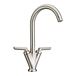 Clearwater Vitro Twin Lever Mono Sink Mixer With Swivel Spout