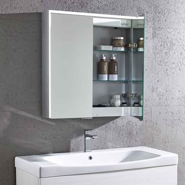 Roper Rhodes Lyric LED Illuminated Bluetooth Mirror Cabinet with Stereo Speakers