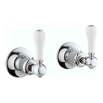 Crosswater Belgravia Lever Wall Mounted Bath Filler with Concealed Valves