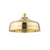 Crosswater Belgravia 8 Inch/200mm Fixed Shower Head - Unlacquered Brass