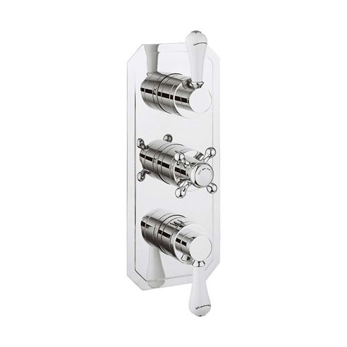 Crosswater Belgravia Lever Slimline 2 Outlet WRAS Approved Concealed Thermostatic Shower Valve