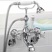 Crosswater Belgravia Crosshead Wall Mounted Bath Shower Mixer with Handset Kit
