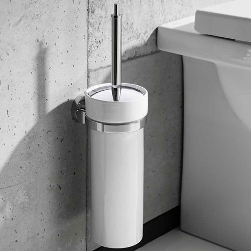 Crosswater Central Ceramic Toilet Brush Holder