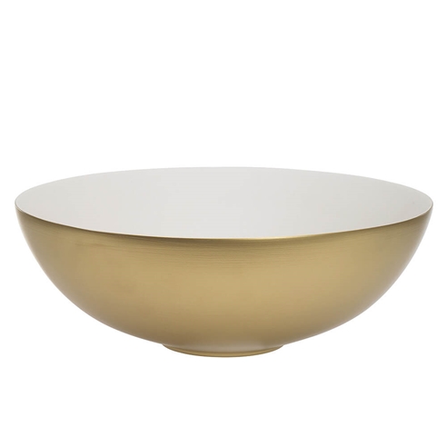 Crosswater Circus Brushed Brass Effect 400mm Round Countertop Basin