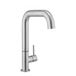 Crosswater Tube Side Lever Kitchen Mixer - Stainless Steel