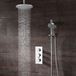 Crosswater Dial Kai Lever 2 Outlet Concealed Thermostatic Shower Valve - Portrait