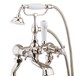 Crosswater Belgravia Crosshead Nickel Floor Standing Bath Shower Mixer with Handset Kit