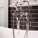 Crosswater Belgravia Crosshead Bath Shower Mixer - Nickel