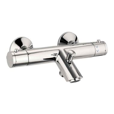Crosswater Kai Exposed Thermostatic Bath Shower Mixer with Integrated Spout